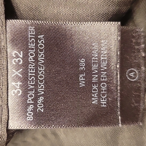 Hagar Men's Gray Twill Dress Slacks, 33x32 - Picture 16 of 16